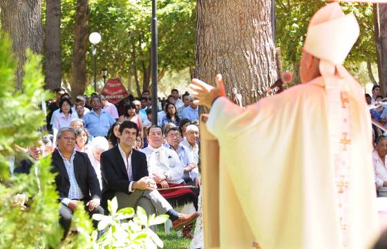 Urtubey acompañó al pueblo de Molinos en su fiesta patronal.