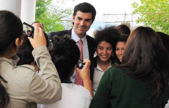 El Gobernador inauguró refacciones en el Colegio San José.