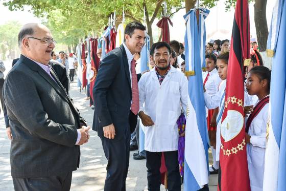 Urtubey acompañó al pueblo de Embarcación en el 108° aniversario de su fundación