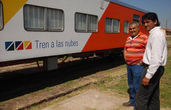 Supervisaron el alistamiento anual del Tren a las Nubes.