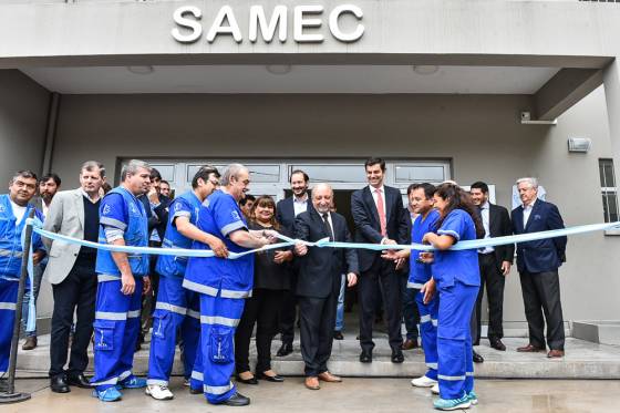 Urtubey inauguró el edificio del Servicio de Atención Médica para Emergencias y Catástrofes de Salta