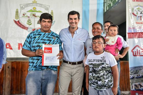 Nueva urbanización en La Merced: 90 familias recibieron el documento de propiedad de sus terrenos