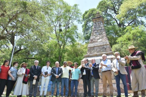 Comienza a materializarse el Monumento del Paso a la Inmortalidad del General Güemes en La Horqueta