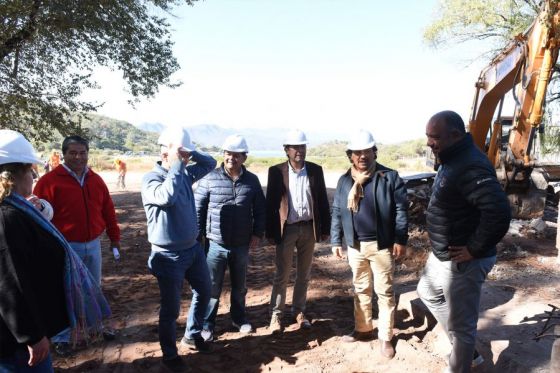 Sáenz supervisó el inicio de obras en el Dique Cabra Corral: “Es una deuda histórica con todos los salteños”