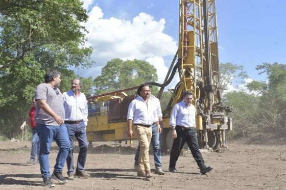 En Tartagal, el gobernador Sáenz supervisó obras en marcha para solucionar el abastecimiento de agua