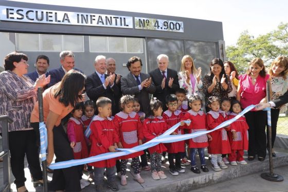 Escuela Infantil N°4.900: “Luego de tantos años, este Jardín tiene edificio propio”, dijo Sáenz en la inauguración