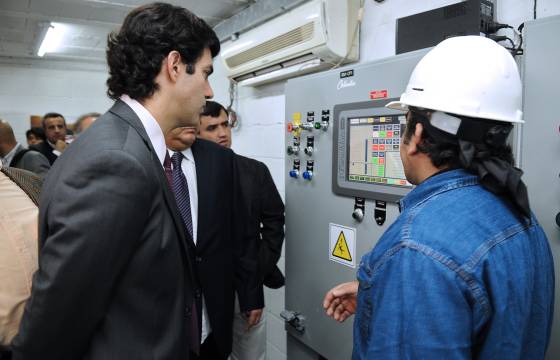 Güemes cuenta con una moderna fábrica de bloques y adoquines.