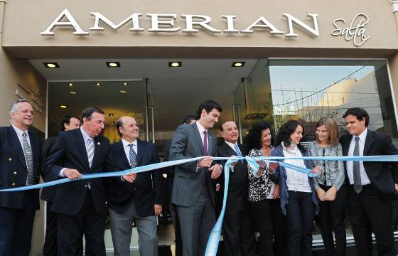 Urtubey participó de la inauguración del Amerian Salta Hotel.