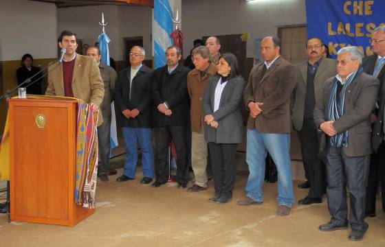 Se inauguraron obras y refacciones en la Escuela 4770 de Paraje La Loma, Aguaray.