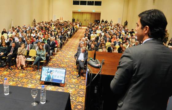 El Gobernador presidió la apertura de la 2ª Jornada Empresarial Escenario Político y Económico, nacional e internacional