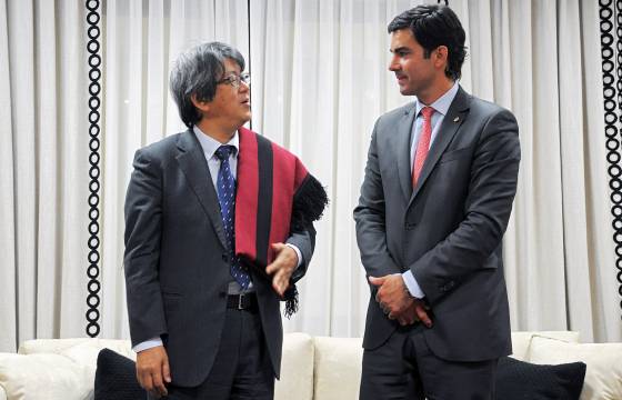 El gobernador Urtubey recibió al embajador de Japón en la Argentina