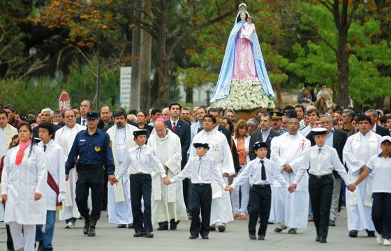 El Gobernador participó junto al pueblo de Rosario de La Frontera de los festejos patronales.