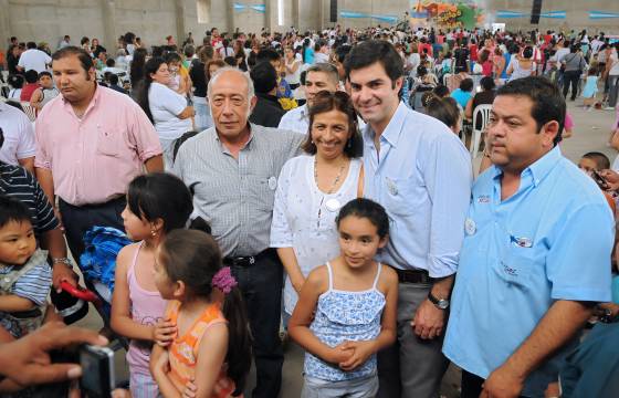 Urtubey compartió la Gran Fiesta de los Niños de la Unión Tranviarios Automotor.