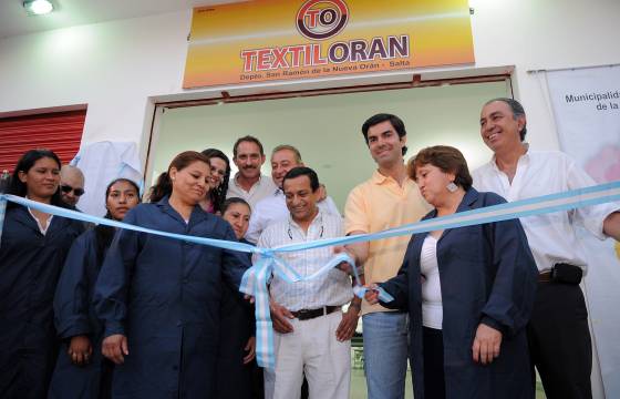 En Orán se inauguró una fábrica textil que generará más de 30 puestos de trabajo