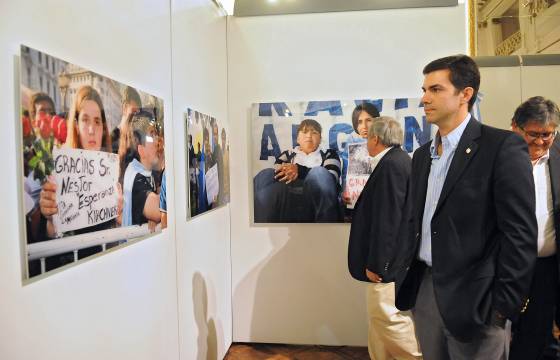 Fue inaugurada la muestra fotográfica interactiva y audiovisual del expresidente Néstor Kirchner.