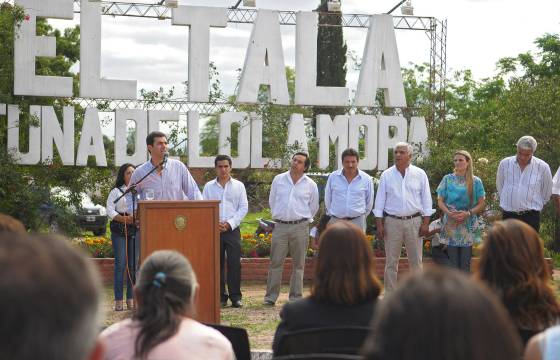 “Este es un gobierno de acción”, dijo Urtubey en El Tala.