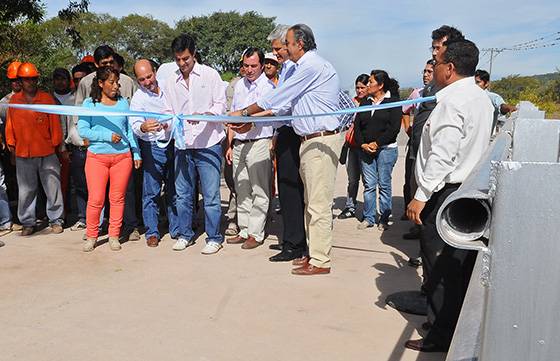 En Chicoana se habilitó el puente sobre el arroyo Tilián