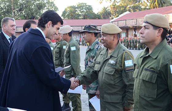 Urtubey participó en la conmemoración de los 203 años del Ejército Argentino