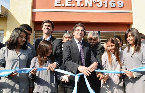 La Provincia inauguró el nuevo edificio de la Escuela Técnica de Campo Santo