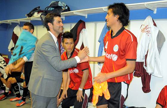 El Gobernador felicitó al seleccionado salteño por el gran el partido ante Boca