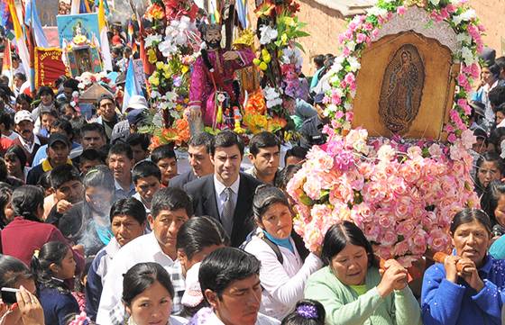 El Gobernador participó de la fiesta patronal en Nazareno