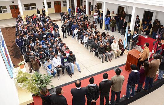 El Gobierno inauguró la ampliación y refacción de la escuela técnica Juana Azurduy de Padilla