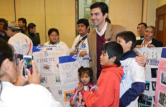 “Los verdaderos protagonistas son ustedes”, dijo Urtubey a referentes barriales