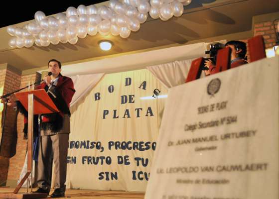 El colegio Nº 5.044 de Urundel festejó sus bodas de plata