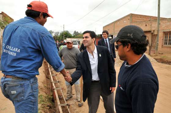 El Gobernador verificó el avance de obras en Tartagal