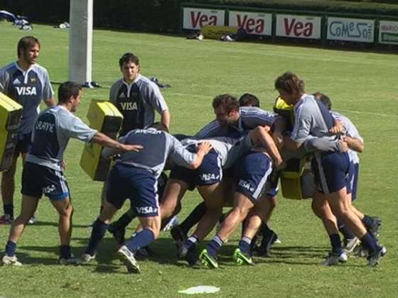 Primer entrenamiento de Los Pumas en Salta