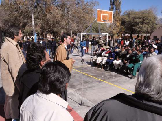 El Gobernador inauguró obras en San Carlos