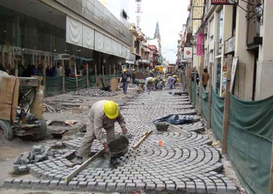 Avanza la obra de calle Caseros