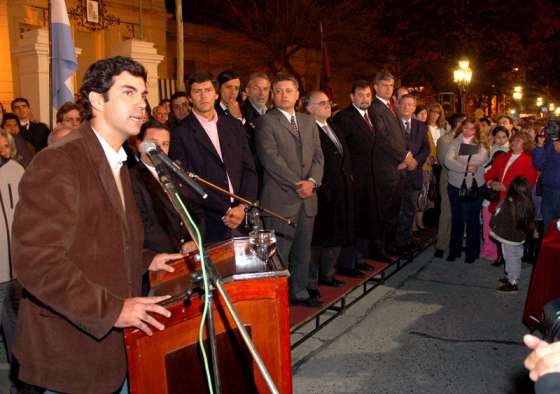 El Gobernador inauguró la obra del Paseo Balcarce 