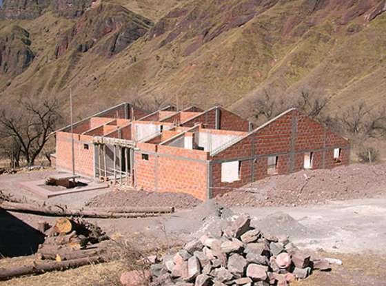 Construyen un albergue estudiantil en Chicoana