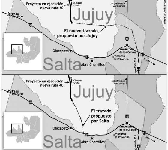 Catamarca adhirió a la traza de la ruta 40 presentada por Salta  