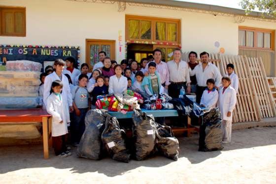 Equipamiento para el albergue de la Escuela 4262 de Rivadavia Banda Sur