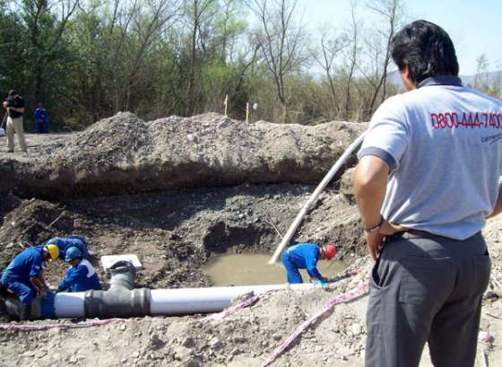 El Ente Regulador auditó trabajos en Santa Lucía