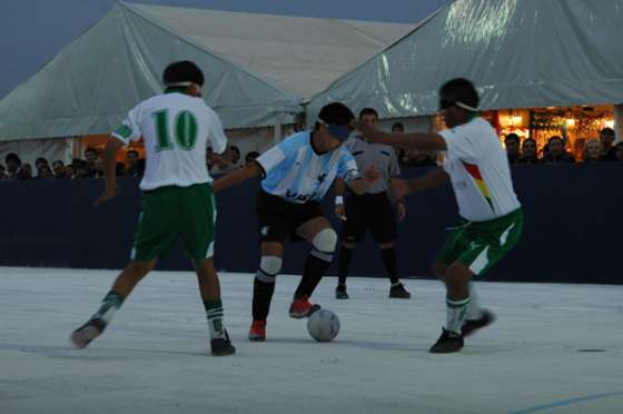 Inauguraron el Campeonato Sudamericano de Fútbol para Ciegos