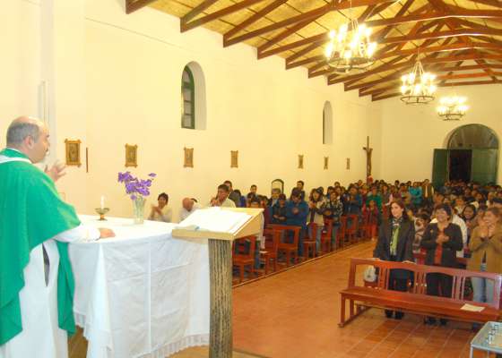 Se ofició una misa en la remodelada iglesia de Payogasta