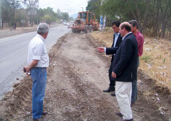 Vialidad inspeccionó la ejecución de obras sobre ruta nacional 51