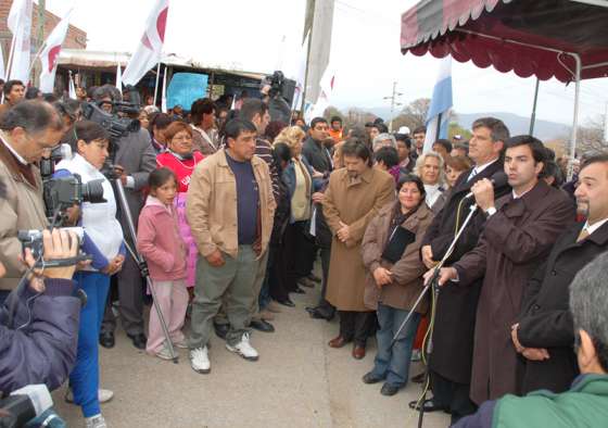 Convenio con el Municipio para pavimentar la continuación de avenida San Martín 