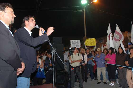 Se habilitaron obras de pavimento en la zona Oeste 