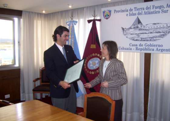 El gobernador Urtubey se reunió con la Gobernadora de Tierra del Fuego 