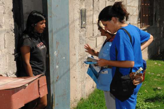 Operativo contra el dengue en barrio Solidaridad 