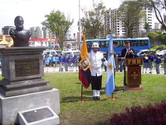 El gobernador Urtubey encabezó homenaje al General Güemes en Ecuador 