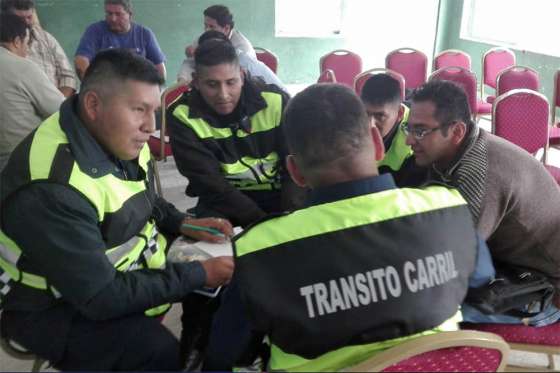 Seguridad Vial capacitó a inspectores de tránsito de La Merced y El Carril