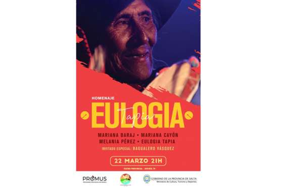 Eulogia Tapia presentará esta noche su primer trabajo discográfico en el Teatro Provincial