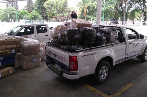 Rentas secuestró 84 bultos de mercadería en la Terminal de Salta