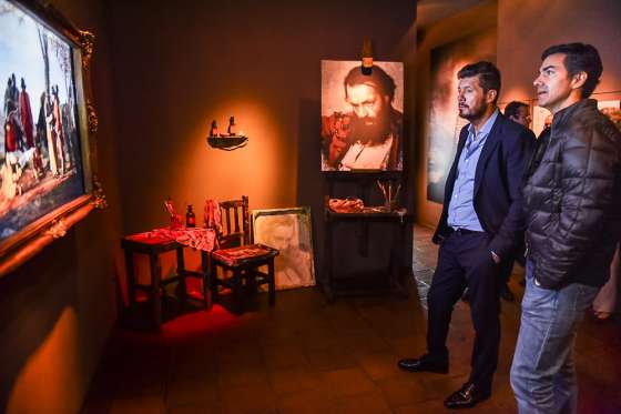 El gobernador Urtubey y Marcelo Tinelli recorrieron el Museo Güemes