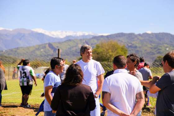 Yarade participó del inicio de los campeonatos infantiles de la Liga Salteña de Fútbol